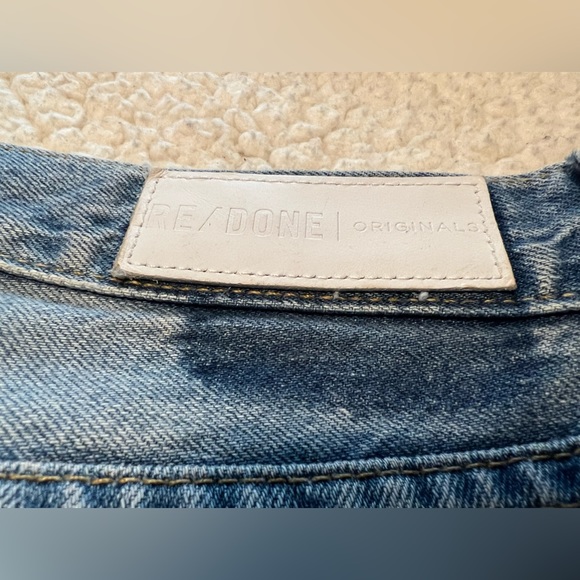 ReDone Originals Relaxed Crop, one of a kind! - Picture 5 of 8